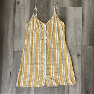 Forever 21 stripped linen dress
